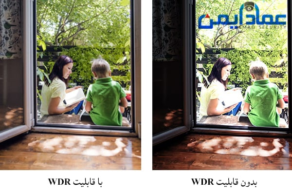 تفاوت تصویر دوربین مداربسته با قابلیت WDR و بدون آن